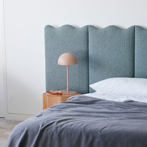 Wave Panelled Bed